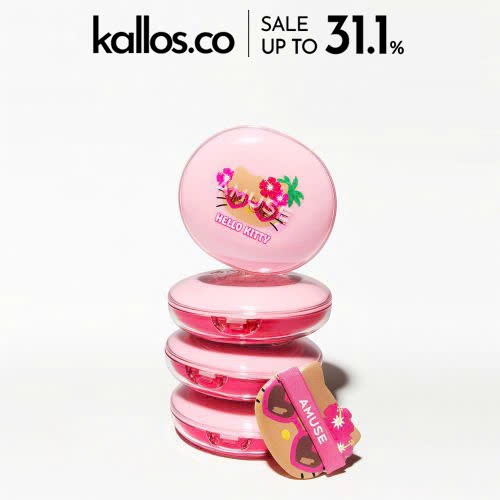 Phấn Nước Amuse Dew Power Vegan Cushion Tanning Hello Kitty Jang Won Young  - Kallos Vietnam