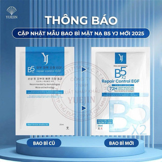  1 hộp 10 miếng Mặt nạ Yuejin B5 repair control EGF 25ml hạn 2028 TN169 