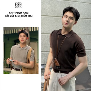 Áo polo nam dệt kim Độc menswear vải mềm mại, ôm body tôn dáng phong cách hàn quốc - PL288