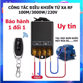 Công tắc điều khiển từ xa Rf 100m/3000w/30A/220V RF 433Mhz