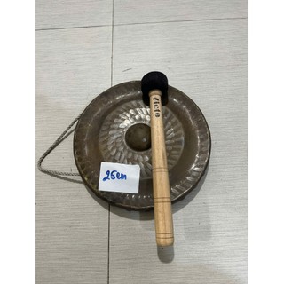 cồng chiêng bằng đồng size nhỏ 25cm