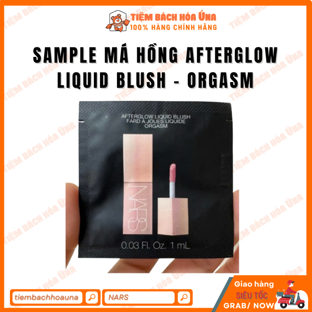SAMPLE má hồng Afterglow Liquid Blush - Orgasm