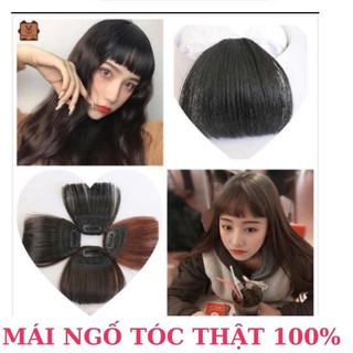 Tóc Mái Ngô Dày Cao Cấp Từ Tóc Thật - Đẹp Như Tóc Thật Của Bạn, Không Bát