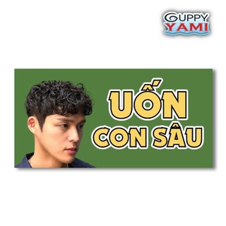 Sticker Trang Trí Tiệm TÓC, TRANG ĐIỂM - Dán Kính, Dán Tường, Độ Dính Cao, Có Khả Năng Chống Nước, KT 30x15cm