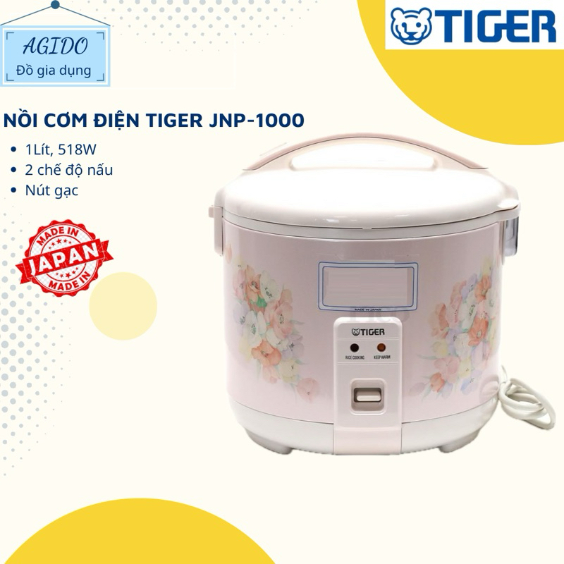 Nồi cơm điện Tiger JNP-1000 1Lít