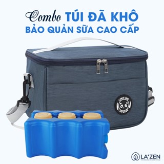  Túi giữ nhiệt bình sữa đá khô trữ lạnh 12 tiếng ủ 4 tiếng cách nhiệt chống thoát hơi 99% 