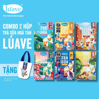 [Tặng 1 Quai Ly] Combo Trà Sữa Trân Châu Lúave, chiết xuất lá trà tươi, đậm vị, thơm béo, pha nhanh, ngon như tiệm