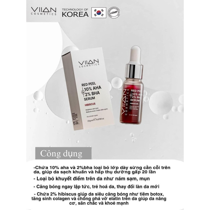 Peel da 10%AHA 2% BHA Viian