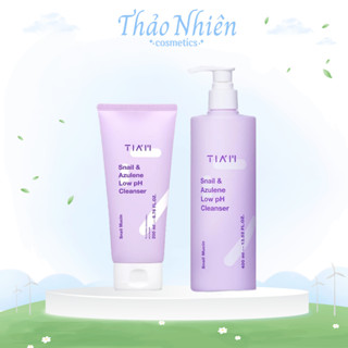 Sữa rửa mặt Tiam Snail & Azulene Low PH Cleanser