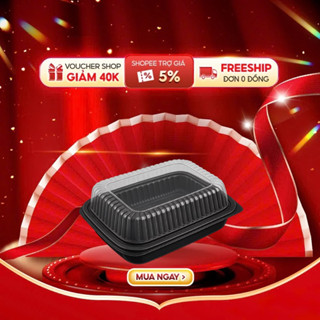 Set 50 Hộp Nhựa HT17 –  Đựng Cơm, Thức Ăn, Trái Cây – Hộp Nhựa Dùng 1 Lần Tiện Lợi, An Toàn