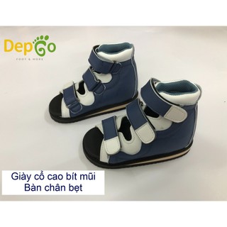 Giày cổ cao Xanh Navy - hỗ trợ Bàn Chân Bẹt