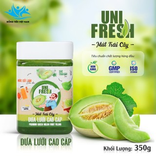  MỨT TRÁI CÂY VỊ DƯA LƯỚI 350G  MELON - UNIFRESH 