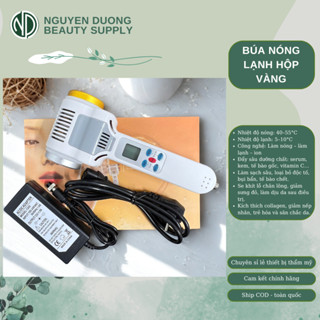 [HCM] Búa Nóng Lạnh Hộp Vàng, Điện Di Tinh Chất, Siêu Âm Nóng Lạnh Ánh Sáng 2 Đầu