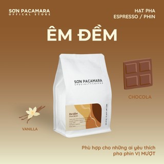  Cà Phê Pha Phin Sơn Pacamara Gói Êm Đềm 100% Arabica Đà Lạt Rang Đậm Gói 250gr 500gr 