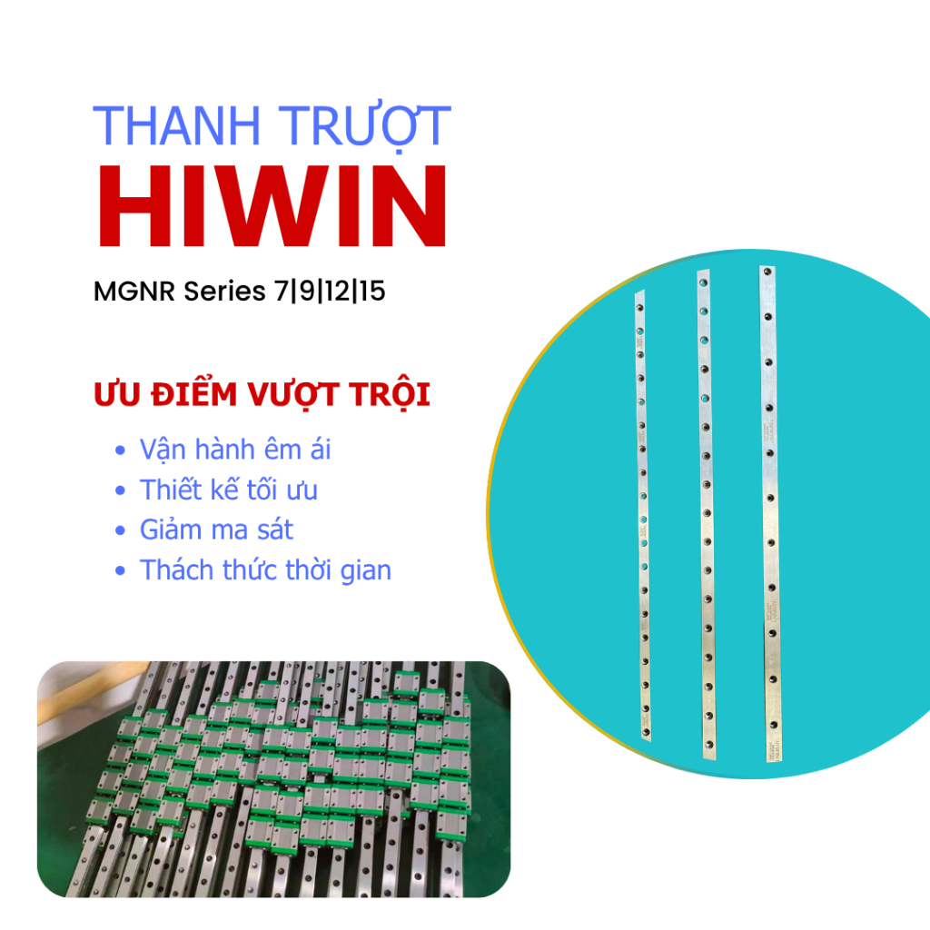 Thanh trượt Hiwin MGNR SERIES 9|12|15