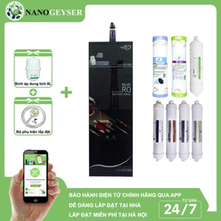 Cây nước Nóng Nguội Nano Geyser GB20 8 Cấp, Tích hợp bộ lọc RO, Một vòi hai chế độ, Bảo hành 3 năm