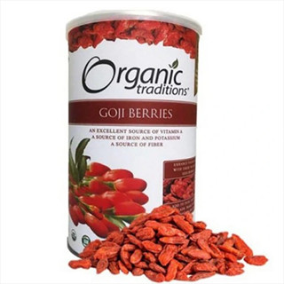    Mẫu mới Tem Nổi   kỷ Tử Organic Traditions GoJi Berries 454g made in USA  date 6 27  