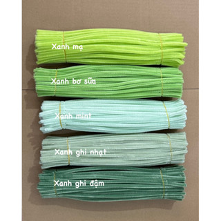 Kẽm nhung loại 1 nhiều màu, dày mịn, dài 30cm làm hoa handmade