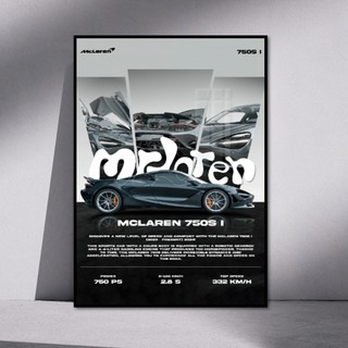   Nhiều Mẫu  Tranh Poster Siêu Xe Thiết Kế Riêng Tráng Gương Khung Composite Decor Treo Tường Phòng Khách Phòng Game 