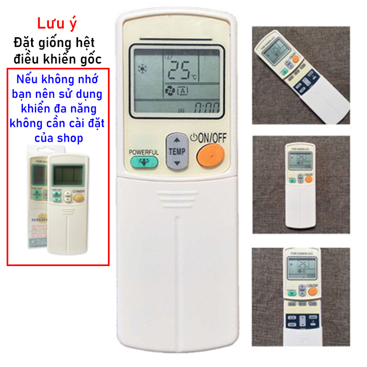 Điều khiển điều hòa DAIKIN 1 chiều