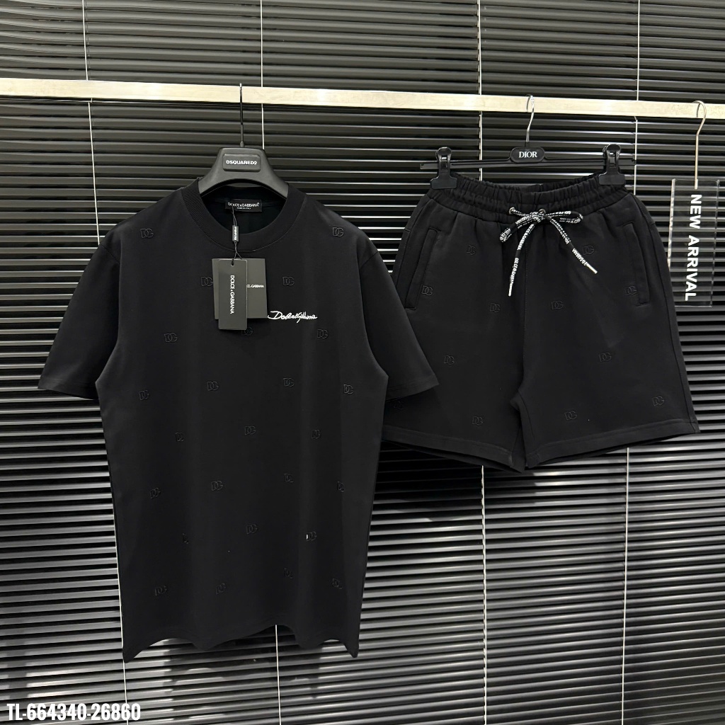 Bộ quần áo DG Thể Thao Nam Họa Tiết Logo Thêu Cực Chất - Bộ quần áo DG Cao Cấp Siqi Store - 664340