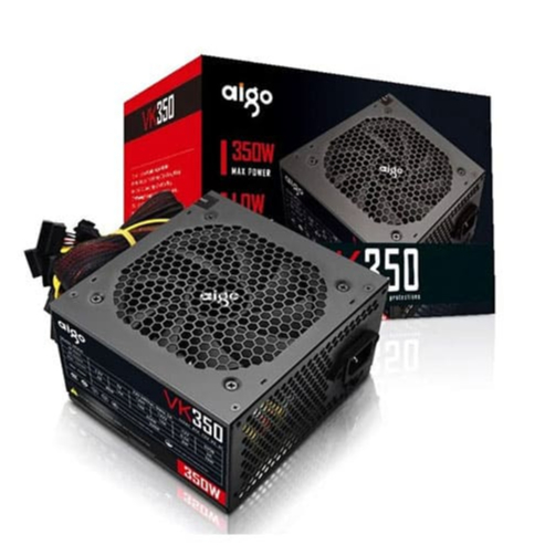 NGUỒN MÁY TÍNH AIGO VK350 350W - NGUỒN CÔNG SUẤT THỰC - NEW CHÍNH HÃNG