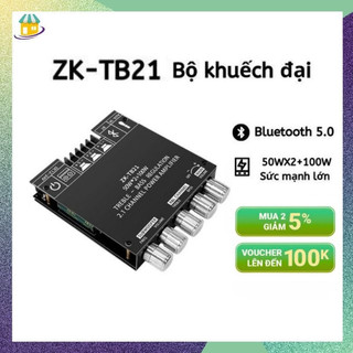  ZK-TB21 tai nghe bluetooth nhập khẩu chip siêu trầm bo mạch khuếch đại bluetooth 5.0 50WX2 + 100W âm thanh nổi 