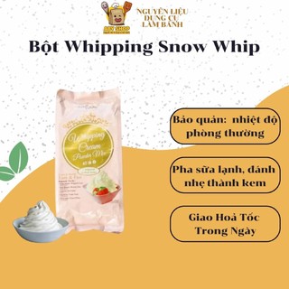 Bột kem Whipping Cream Snow Whip,  bột whipping làm bánh kem, bột kem sữa, bột tiramisu, bột panna
