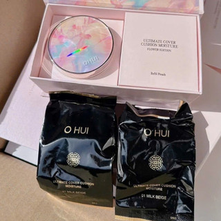 [MOISUTRE - DƯỠNG ẨM] Phấn nước Ohui Ultimate Cover Cushion Moisture (SET QUÀ TẶNG)