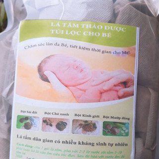 Lá tắm bé 30 túi lọc