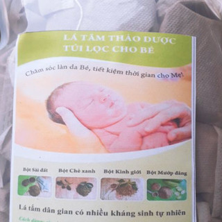 Lá tắm bé 30 túi lọc