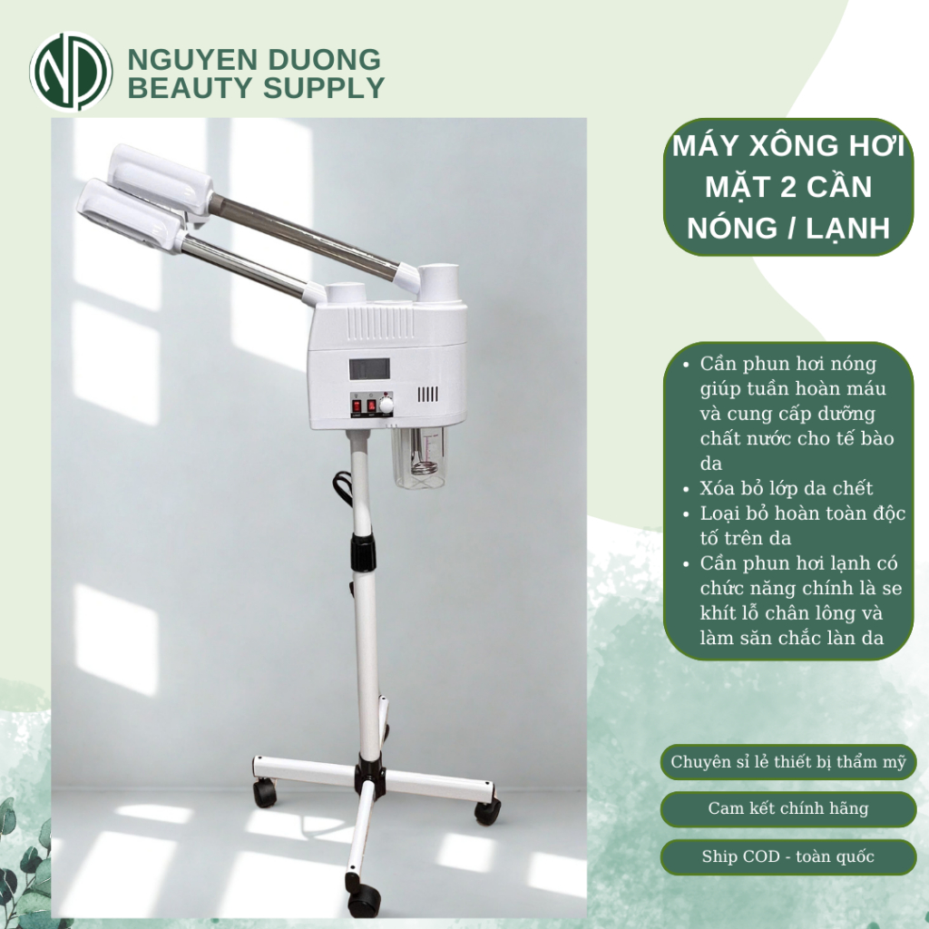   HCM  Máy Xông Hơi Mặt Xông 2 Cần   Xông 1 Cần - Chính Hãng 