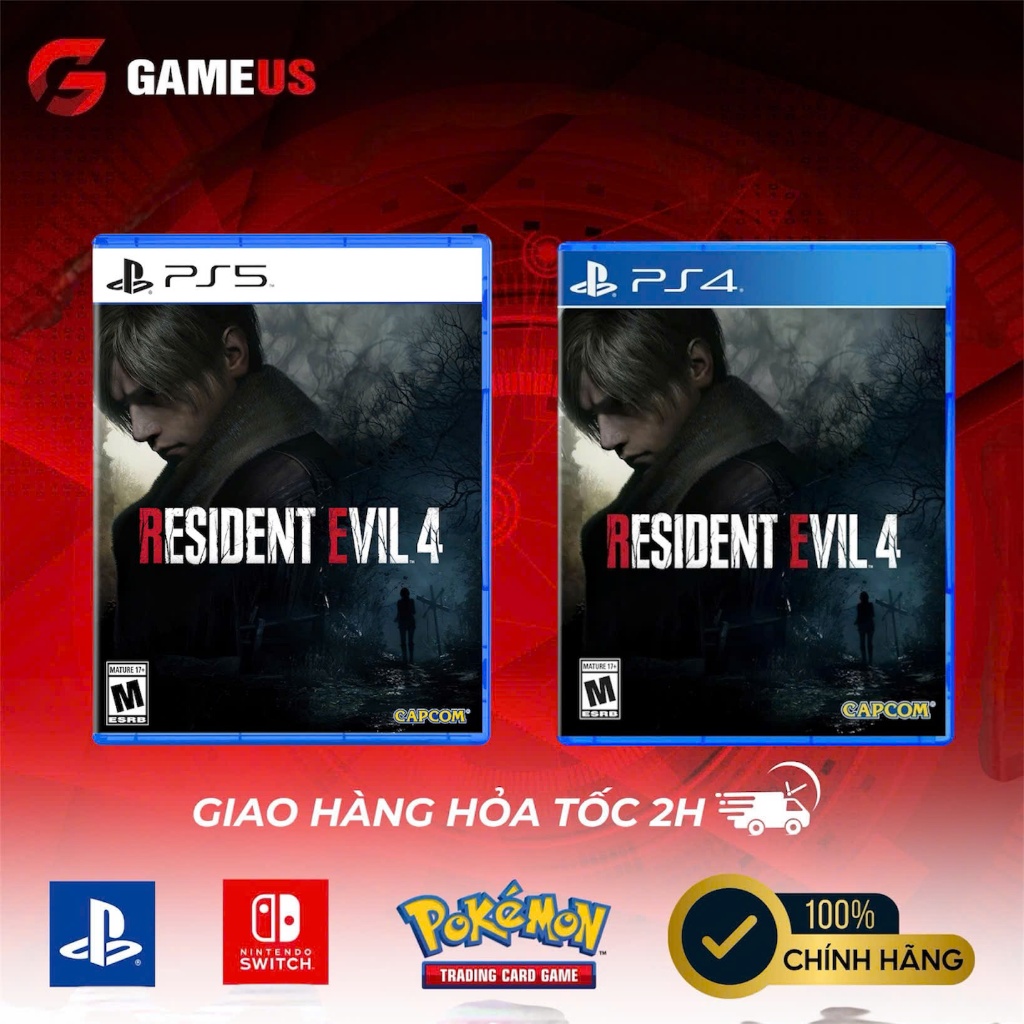 Đĩa Game PS4 / Ps5 Resident Evil 4