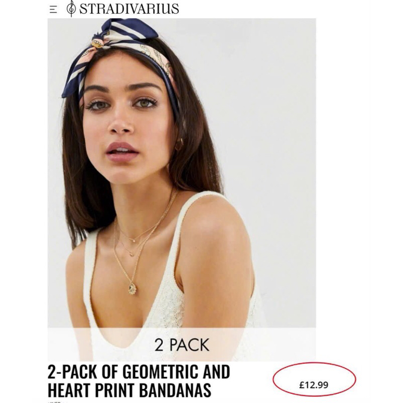 M133 Khăn lụa hoạ tiết Re-tro của Strava/rious sale