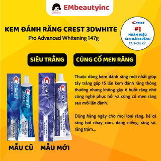Kem đánh răng Crest 3D White làm trắng răng