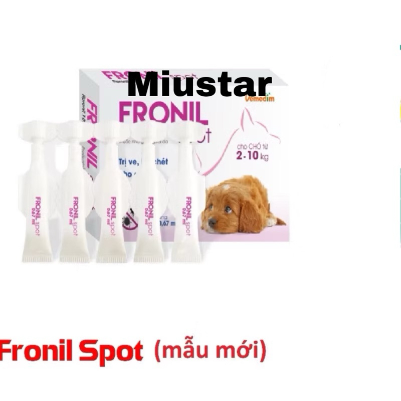 Nhỏ Gáy Cho Chó FRONIL SPOT Tuýp 0.67ML