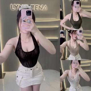  ÁO TRỒNG CỔ VÃI LƯỚI NHŨ MỎNG MỜ NHÀ LYNH-S80 