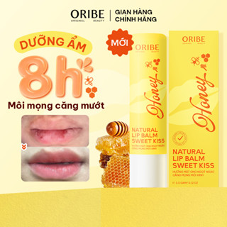 Son dưỡng môi dưỡng ẩm làm mềm môi giảm nứt nẻ thâm môi Oribe Lip Balm Sweet Kiss hương mật ong 3,5g