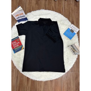 Áo Polo Big Size Nam Đen/Xanh Than – Bo Cổ Bo Tay Cùng Màu XL-5XL
