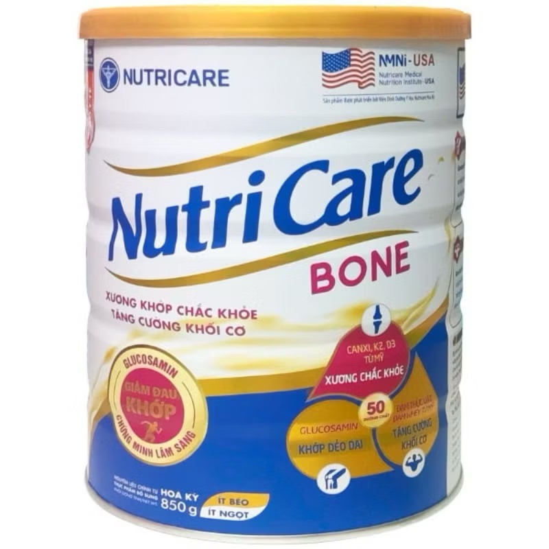 Sữa bột Nutricare Bone cho người già 850g