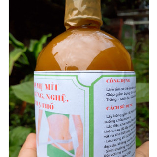 500ml cốt gừng nghệ hạt gấc hạ thổ (body)