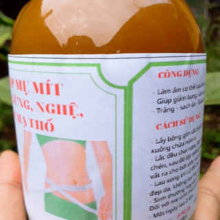 500ml cốt gừng nghệ hạt gấc hạ thổ (body)