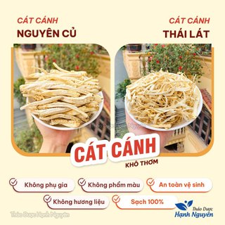 Cát cánh khô 100g, nguyên củ, thơm, sạch, hỗ trợ giảm ho, đau họng, tiêu đờm - Thảo Dược Hạnh Nguyên