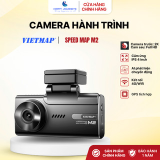 Camera hành trình Vietmap SPEEDMAP M2 – Ghi hình 2K siêu nét, cảm biến Sony, điều khiển từ xa qua 4G | HAPPY JOURNEYS