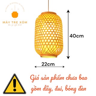 đèn tre trang trí thả trần