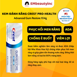 Kem đánh răng Crest 3D White làm trắng răng