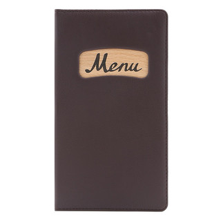 CUỐN BÌA MENU DA THỰC ĐƠN CAO CẤP (16x29cm)