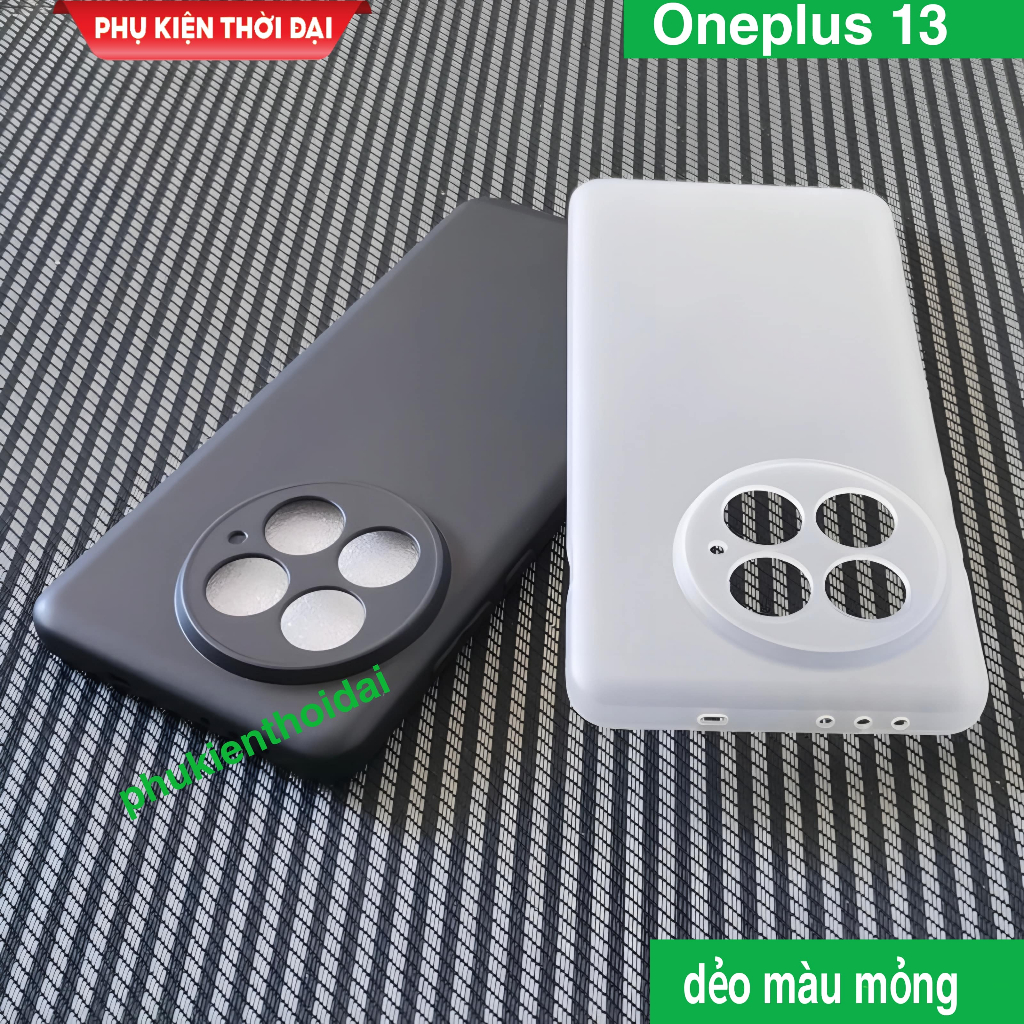 Ốp lưng OnePlus 13 / 13T / OnePlus 15 / 15T dẻo màu siêu mỏng ôm máy chống sốc