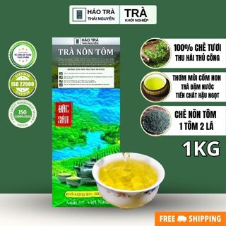 1KG Trà Nõn Tôm Thái Nguyên Hảo Trà Tân Cương Thái Nguyên (Loại Ngon) Hảo Trà Tân Cương Thái Nguyên Chè Thái Nguyên