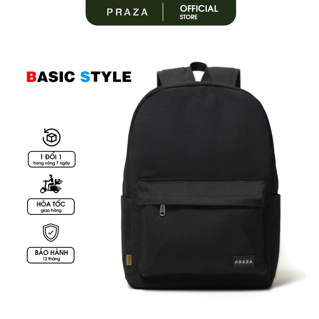 Balo Unisex Basic Thời Trang PRAZA BL140